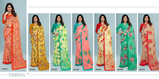 Tamana Shubh Shree Printed Daily Wear Sarees Catalog